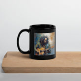 Rhapsodic Rhythm Black Glossy Mug - Beyond T-shirts